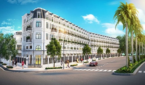 Chuỗi nhà phố thương mại tại mặt tiền đường Đồng Văn Cống.