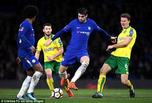 Thiếu vắng Morata sẽ khiến sức mạnh của hàng công Chelsea giảm đi đáng kể. Ảnh: Getty