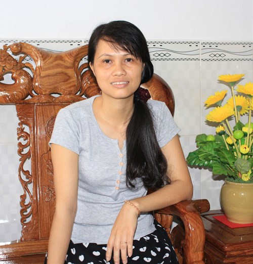 Chị Vũ Thị Lệ Thủy, phường Trà An, quận Bình Thủy, TP Cần Thơ.