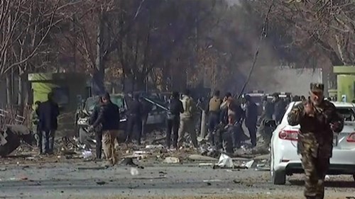 Hình ảnh tại hiện trường vụ nổ. (Nguồn: aljazeera.com)