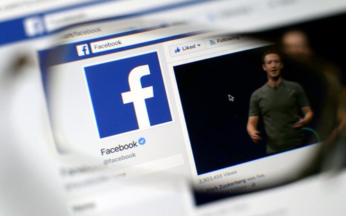 Giao diện của trang mạng xã hội facebook. Ảnh: Telegraph.