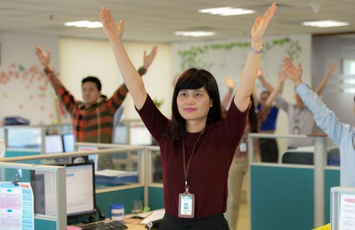 Tái tạo sức lao động thông qua những giờ Hyppy time.