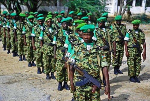 Các binh sỹ AMISOM. Ảnh: TTXVN.