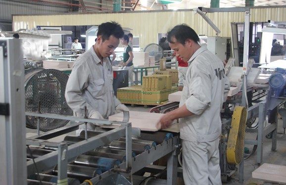 Công ty TNHH Vitto (Khu công nghiệp Tam Dương II) là một trong nhiều công ty trên địa bàn tỉnh Vĩnh Phúc hoàn thành tốt nghĩa vụ nộp thuế. Ảnh: Kim Ly