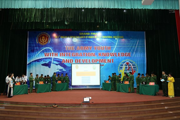 Sân chơi Olympic tiếng Anh của Học viện KTQS đã được nhân rộng ra cấp toàn quân.
