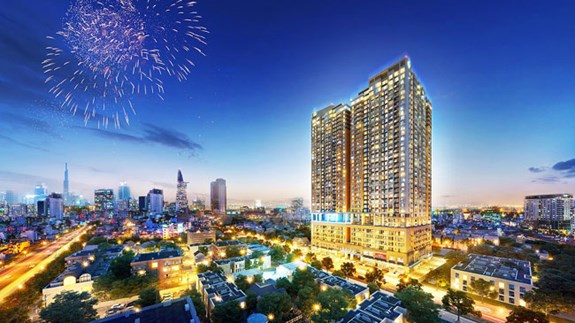 Phối cảnh dự án The Grand Manhattan tại lõi trung tâm quận 1 được Novaland giới thiệu từ cuối tháng 10-2018.