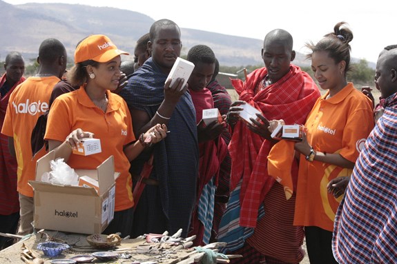 Halotel mạng di động của Viettel tại Tanzania.