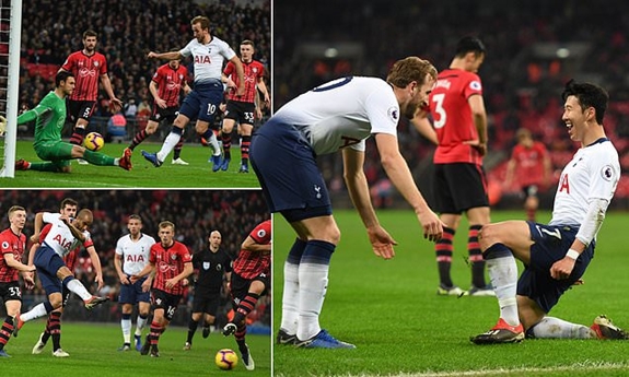 Tottenham cũng thắng với tỷ số tương tự trước Southampton. Ảnh: Dailymail