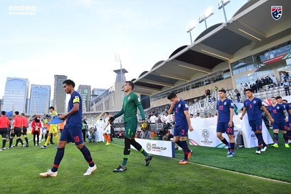 Trận đấu gặp Bahrain là cơ hội cuối cho ĐT Thái Lan tại Asian Cup 2019. Ảnh: fox Sport.