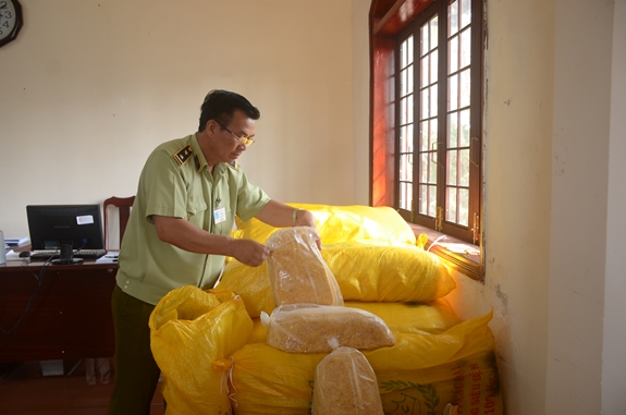 Số chà bông bị bắt giữ.