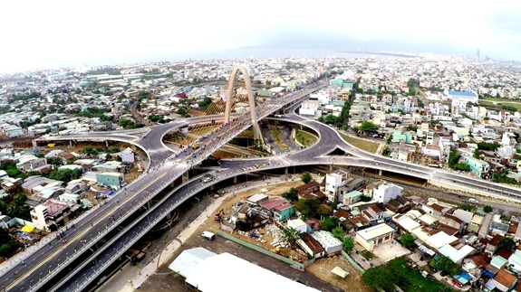 Ngã ba Huế - cửa ngõ vào TP Đà Nẵng.