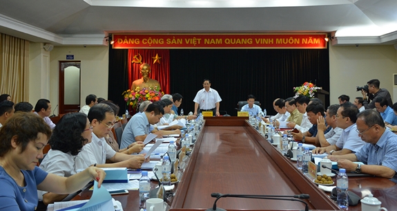 Quang cảnh buổi làm việc.