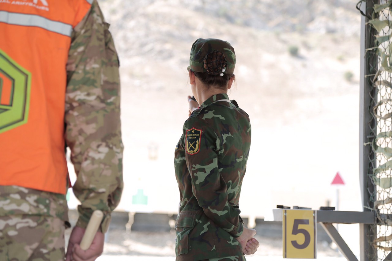 Trung úy, bác sĩ Nguyễn Thị Thanh Mai được xướng tên