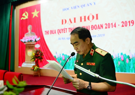 Đại hội Thi đua Quyết thắng Học viện Quân y giai đoạn 2014-2019