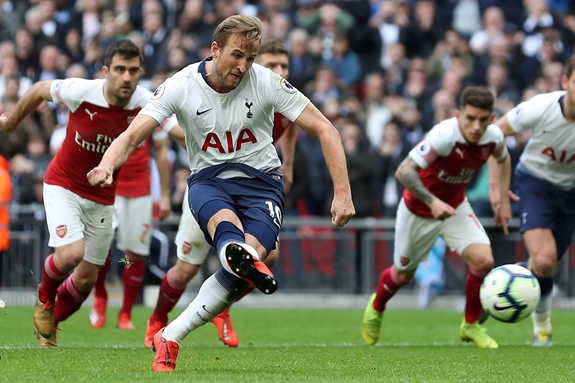 Tiền đạo Harry Kane đang rất được M.U quan tâm. Ảnh: Getty Images