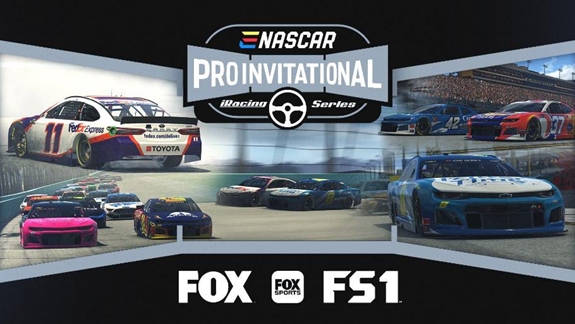Chặng đua ảo do NASCAR tổ chức được trực tiếp trên FoxSport 1. Ảnh: foxnews.com.
