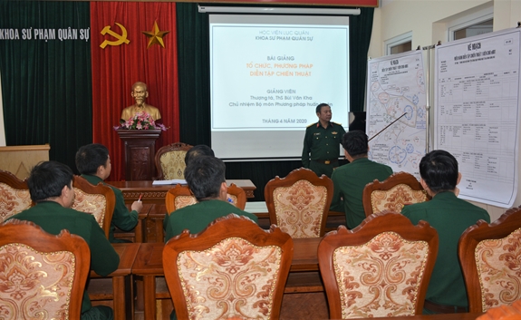 Nửa thế kỷ tự hào của những người thầy sư phạm quân sự