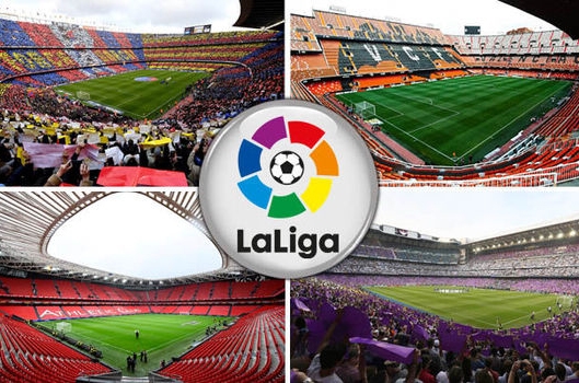 La Liga sẽ trở lại sau 3 tháng bị hoãn vì Covid-19. Ảnh: Express.
