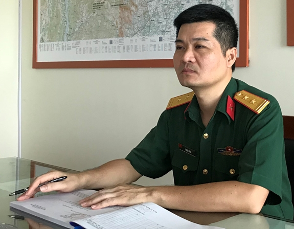 Trung tá Phạm Thìn.