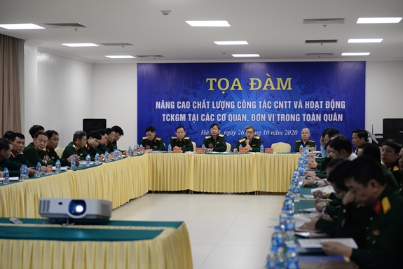 Tập huấn lực lượng công nghệ thông tin toàn quân năm 2020