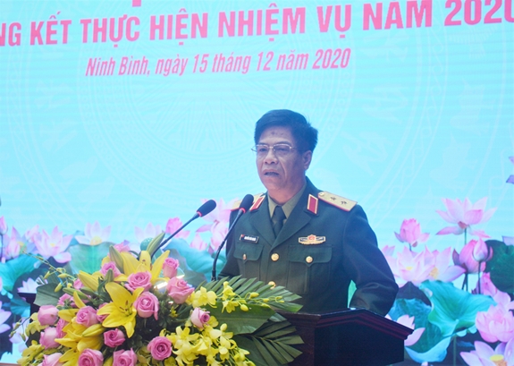 Trung tướng Nguyễn Văn Nghĩa phát biểu chỉ đạo hội nghị.