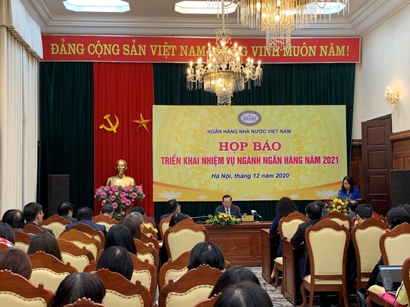 Quang cảnh buổi họp báo.