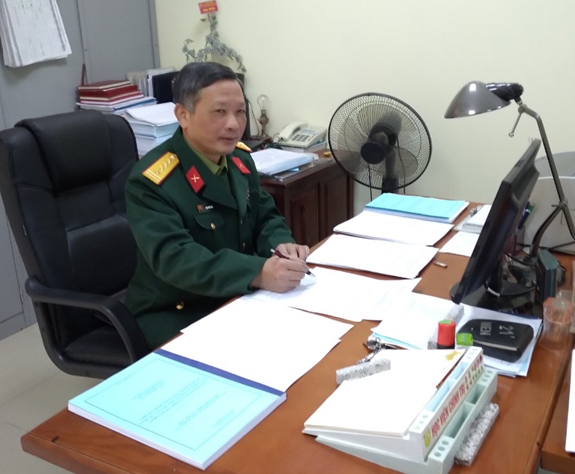 Đại tá, Thạc sĩ Đào Duy Hòa, Chủ nhiệm Bộ môn Chiến thuật, chiến dịch Phòng ngự.