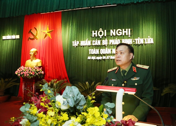 Tập huấn cán bộ pháo binh, tên lửa toàn quân năm 2021