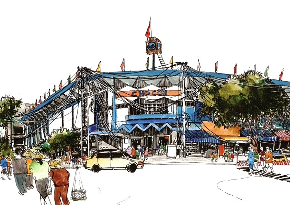 Triển lãm ký họa “Đà Nẵng những ngày sau giải phóng và hôm nay”