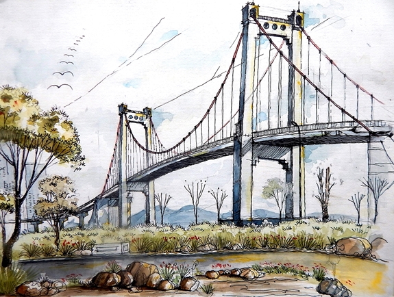 Triển lãm ký họa “Đà Nẵng những ngày sau giải phóng và hôm nay”