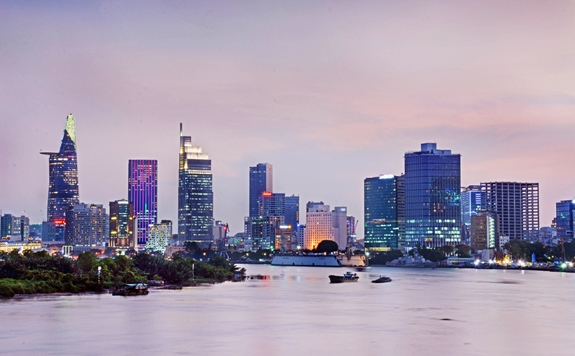 Một góc TP Hồ Chí Minh khang trang, hiện đại. Ảnh: HÙNG KHOA