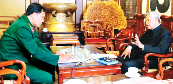 Kỷ niệm lần phỏng vấn nguyên Tổng Bí thư Lê Khả Phiêu
